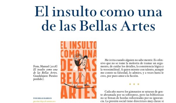 El insulto como una de las bellas artes (EPUB)